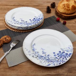 Kaia Platinum Dinner Plate, Set of 4