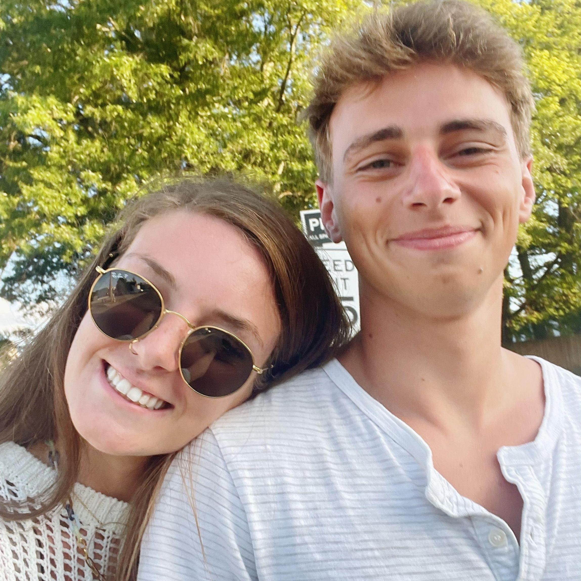 Loving being reunited after long distance!