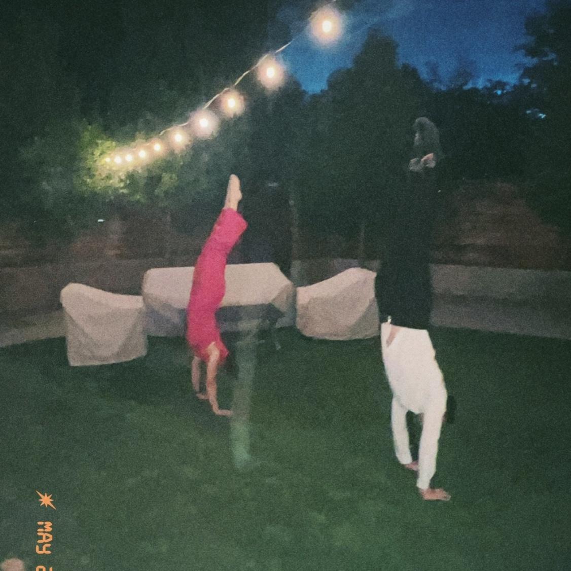 Rachel: 1
Travis: 0
Old habits die hard with handstand contests

May 2024