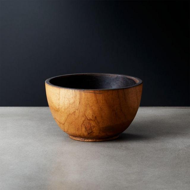 Pacific Teak Wood Appetizer Bowl