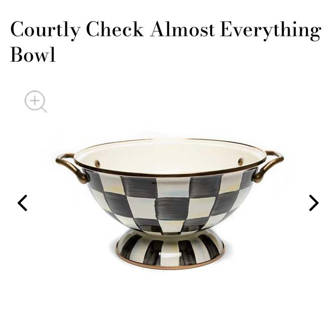 Courtly Check Almost Everything Bowl