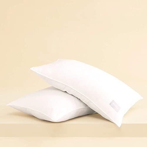 Buffy Cloud Pillow - Hypoallergenic Eucalyptus Fabric - Pack of 2 - Standard Size - Firm