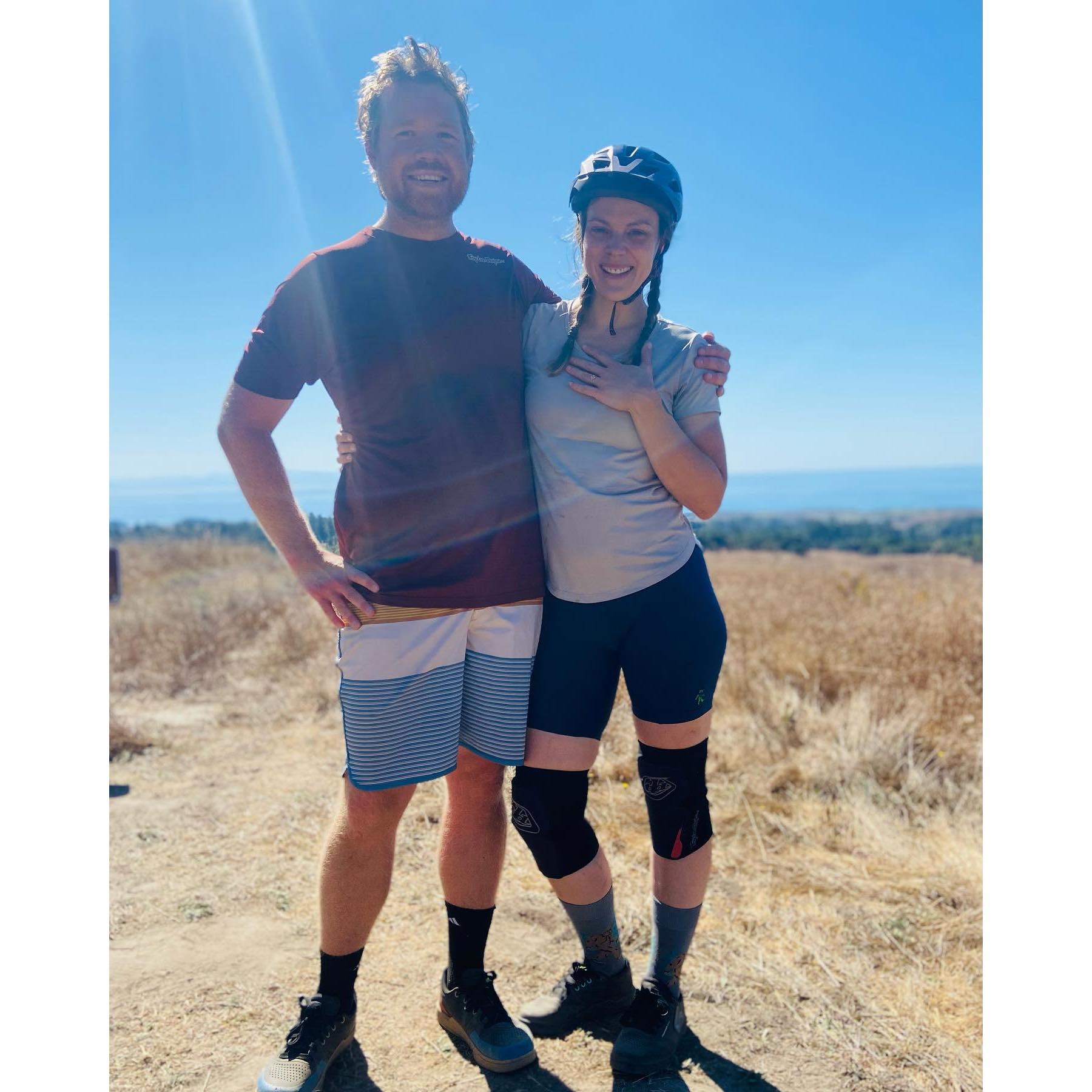 2023 - Our engagement in Santa Cruz, CA, overlooking Monterey Bay.