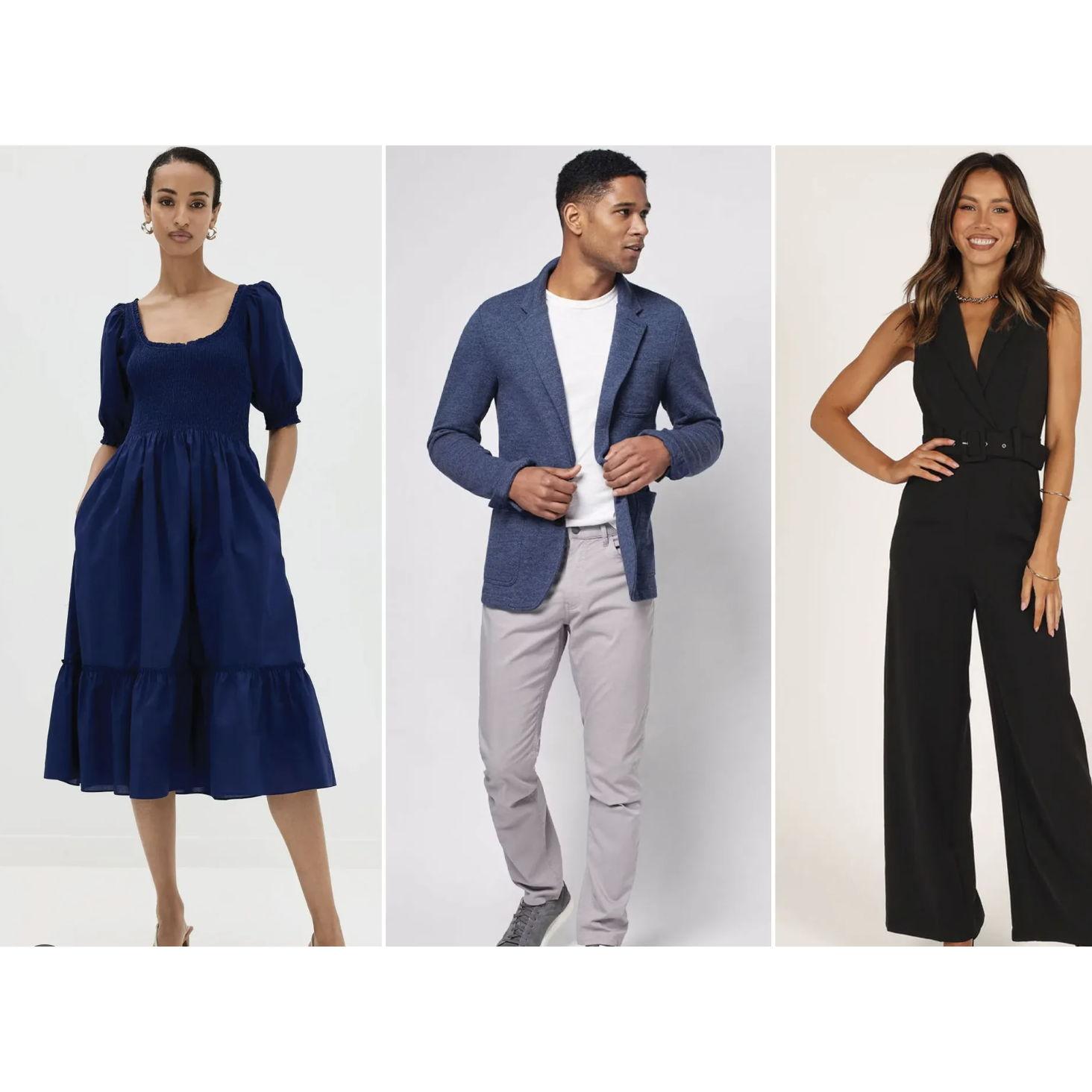 Dressy Casual Examples: https://www.theknot.com/content/what-to-wear-dressy-casual
