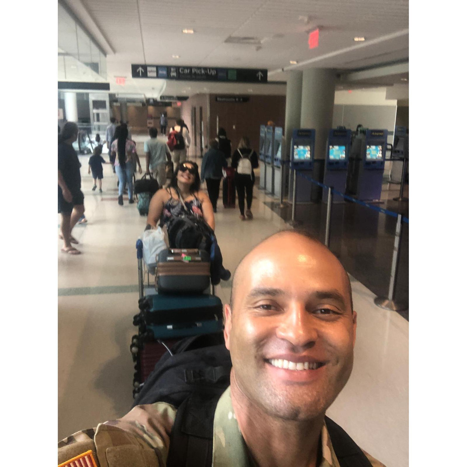 On the go, traveling from Georgia to Florida then Virginia.