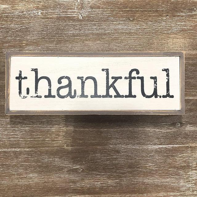 Thankful Letter Block