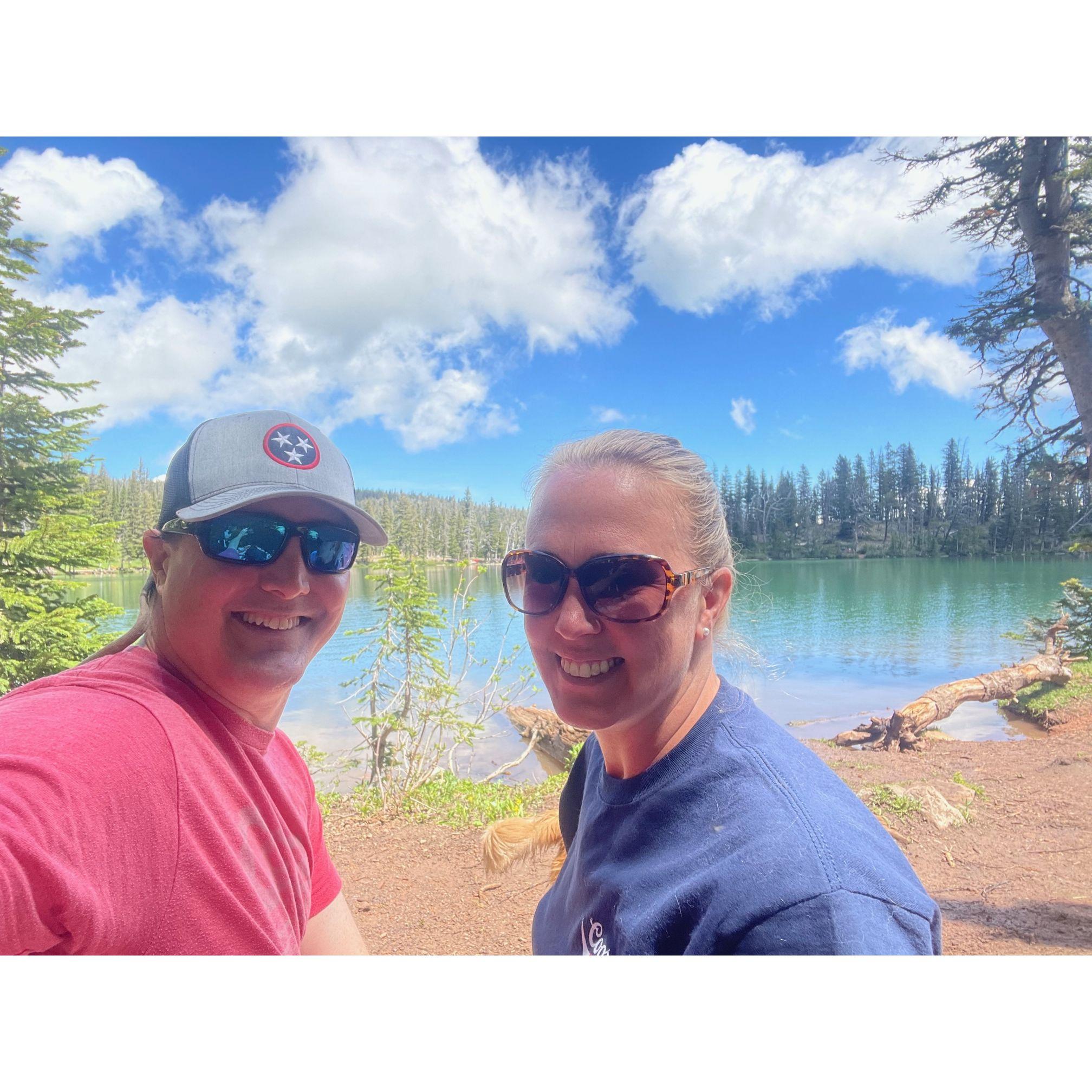 Fairy Lake with the doggos on the 4th of July