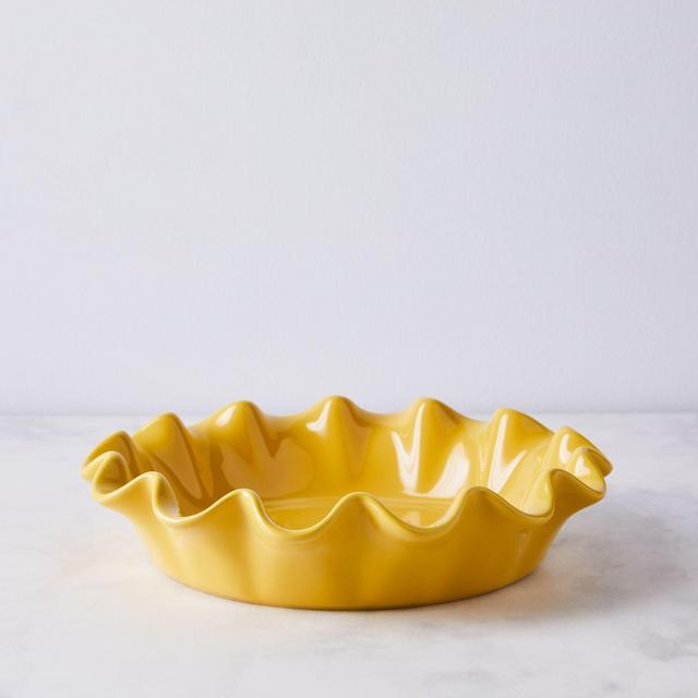 Emile Henry Ceramic Ruffled Pie Dish