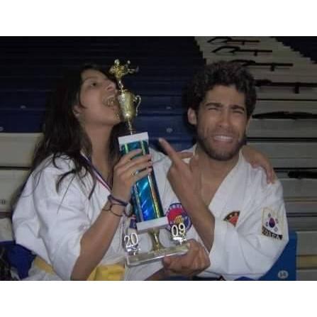 Our first martial arts tournament together 2009