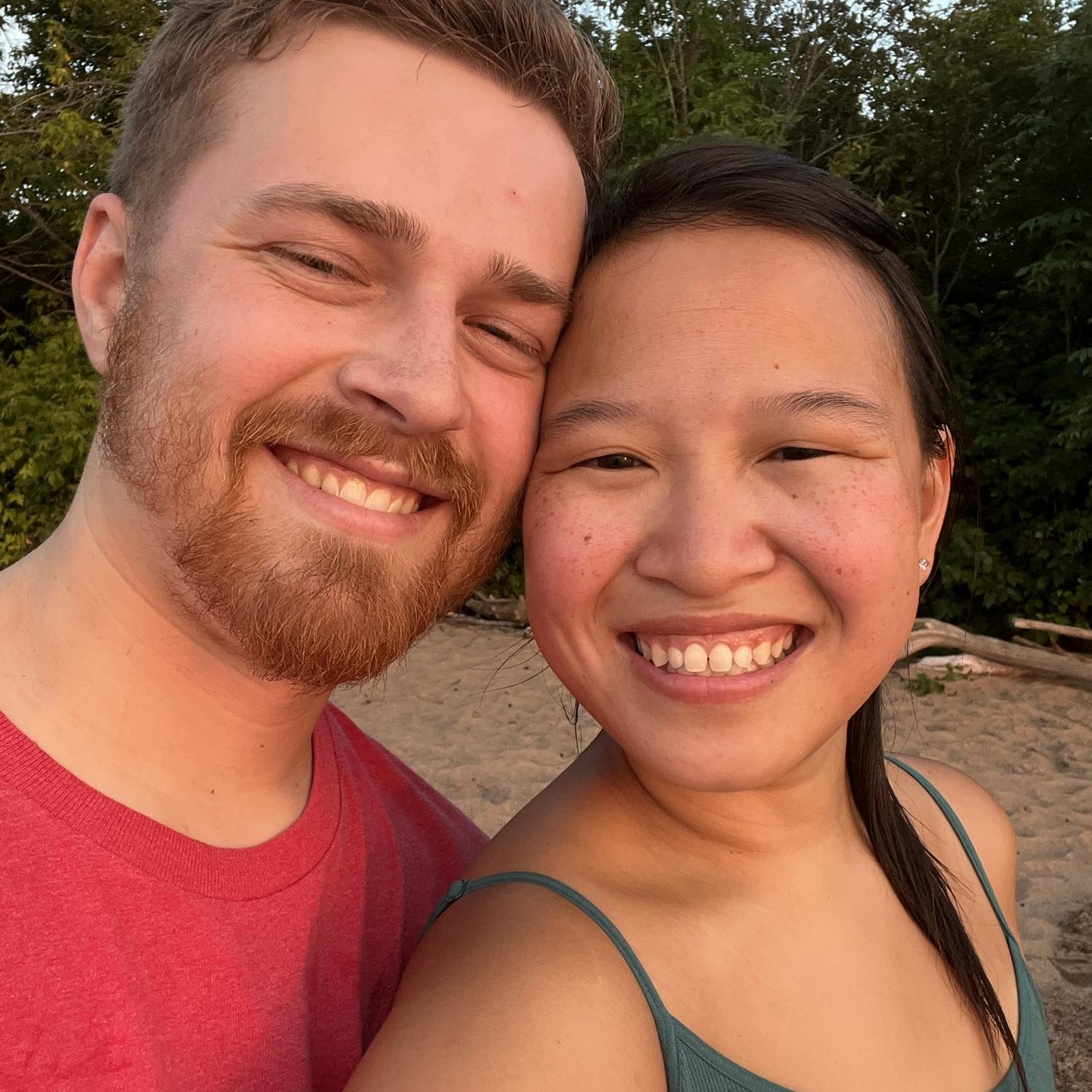 Our first year anniversary trip to Apostle Islands!