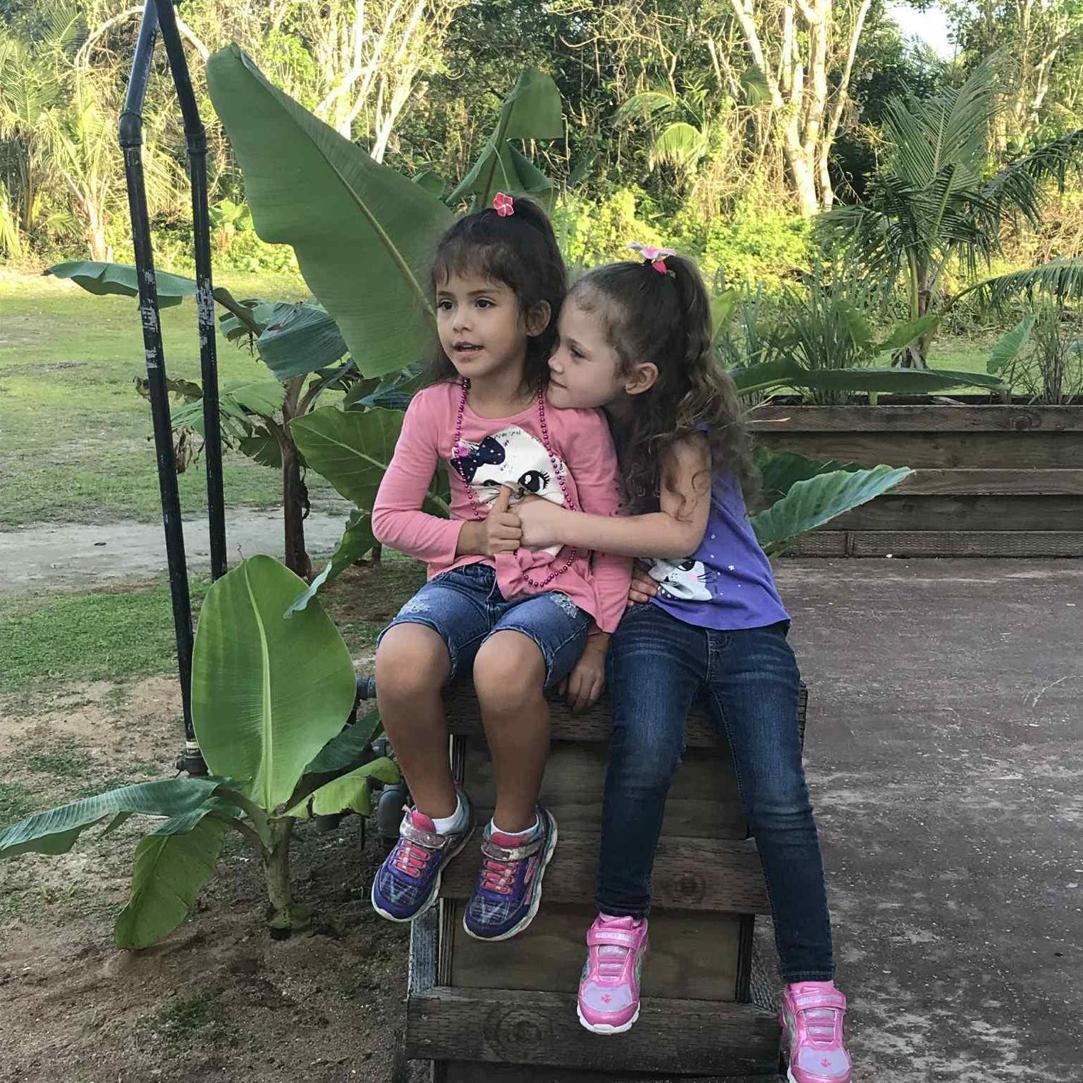 When I say these two have been besties for life I mean it! Both age 5, waiting to go into the Tao Tao Tasi Dinner Show in Guam