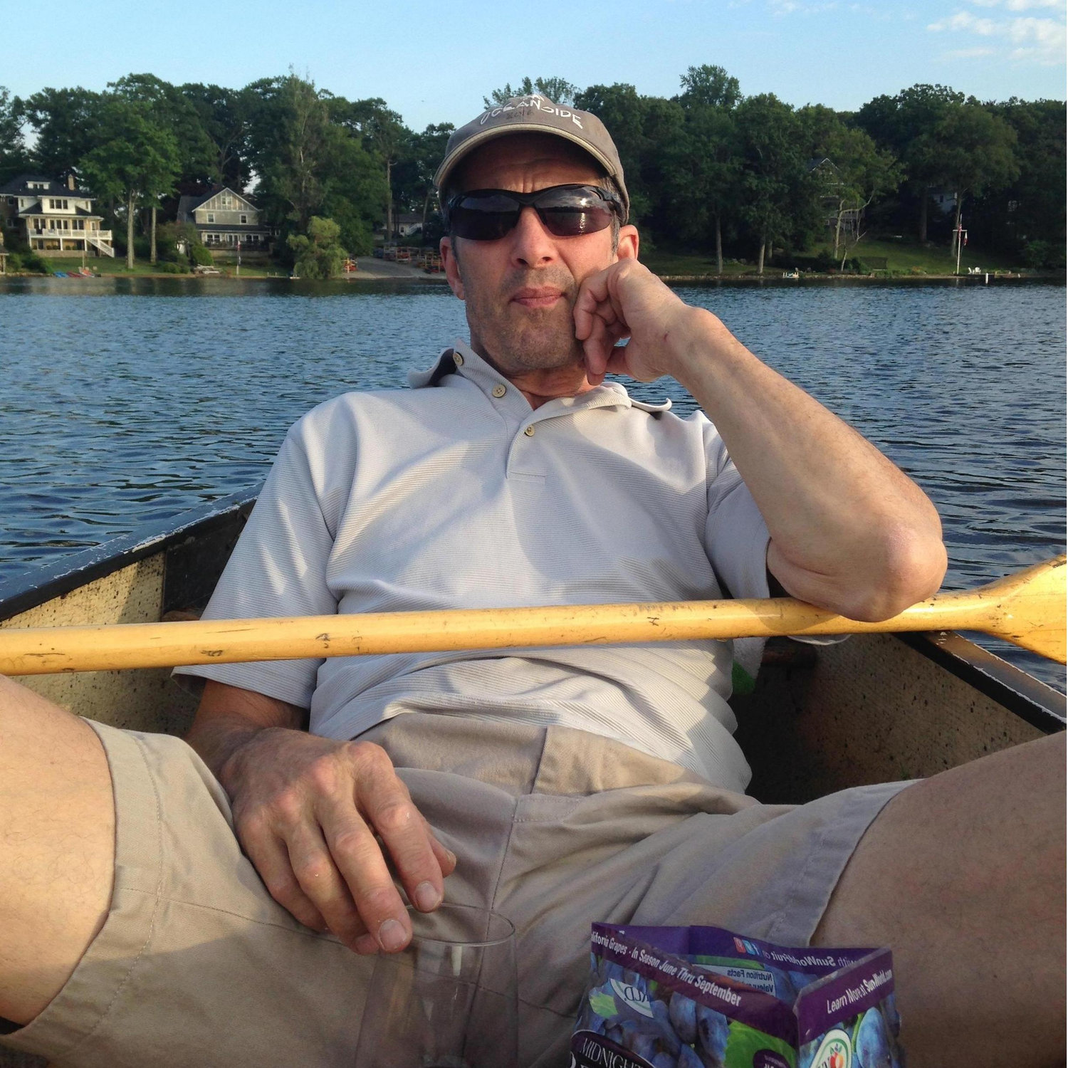 One of our favorite things to do was to put the canoe on Mt.Lakes and have a picnic