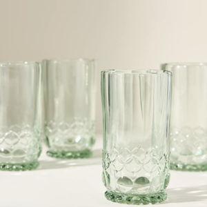 Savannah Glass Tumblers, Set of 4