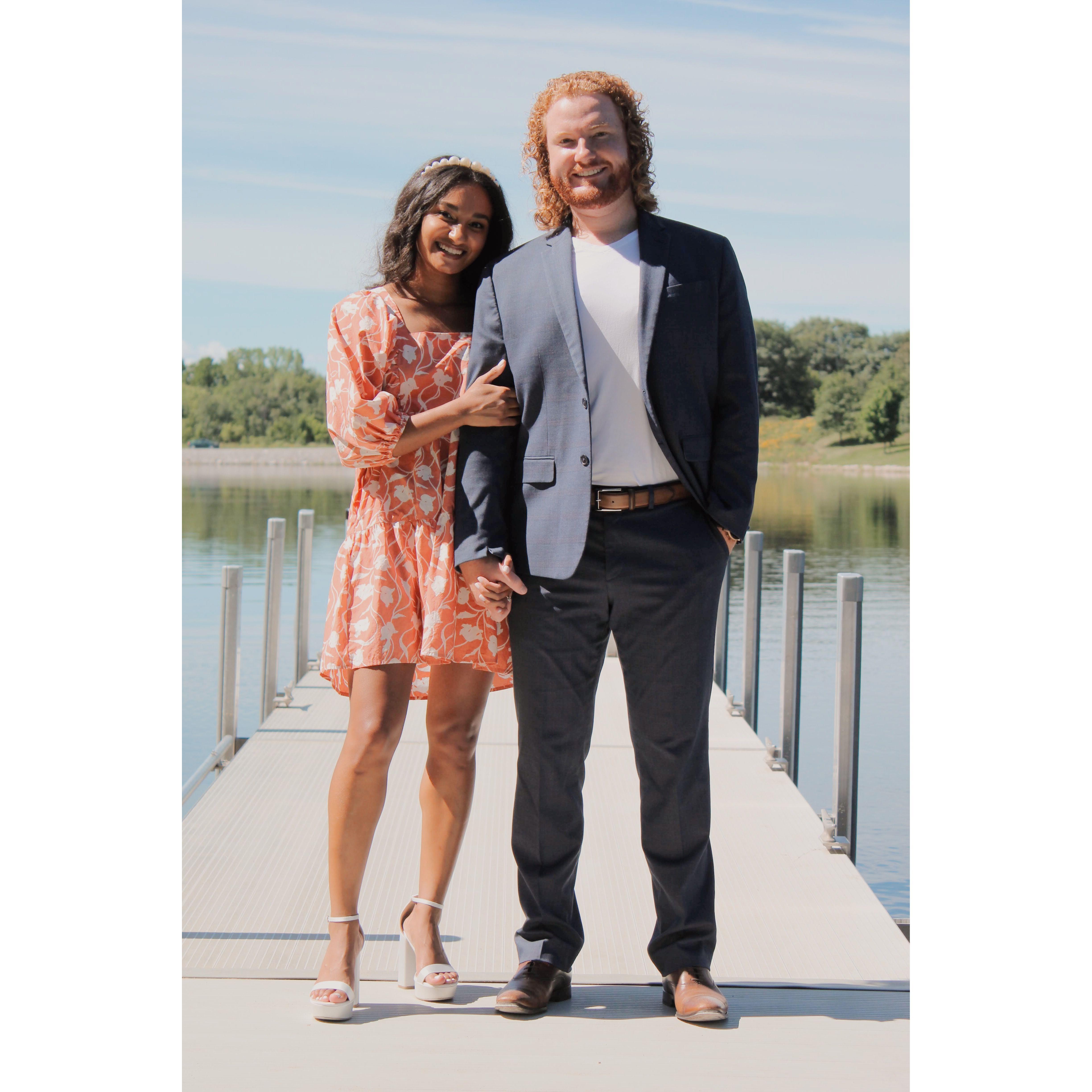 Our first summer engaged:)