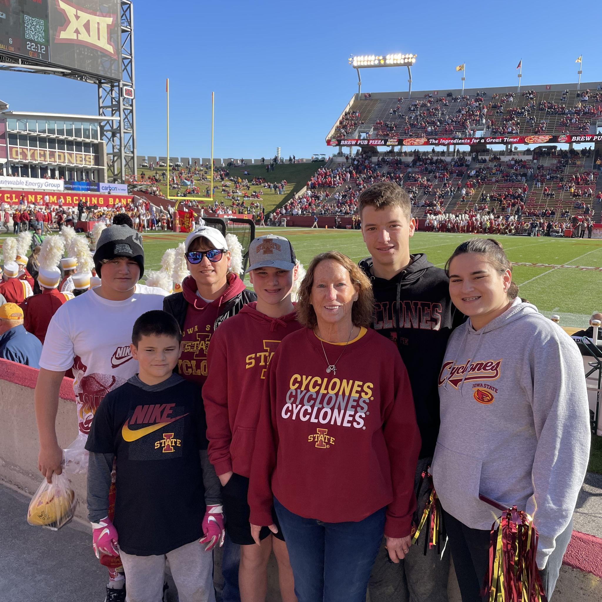 Converted him to a Cyclone fan