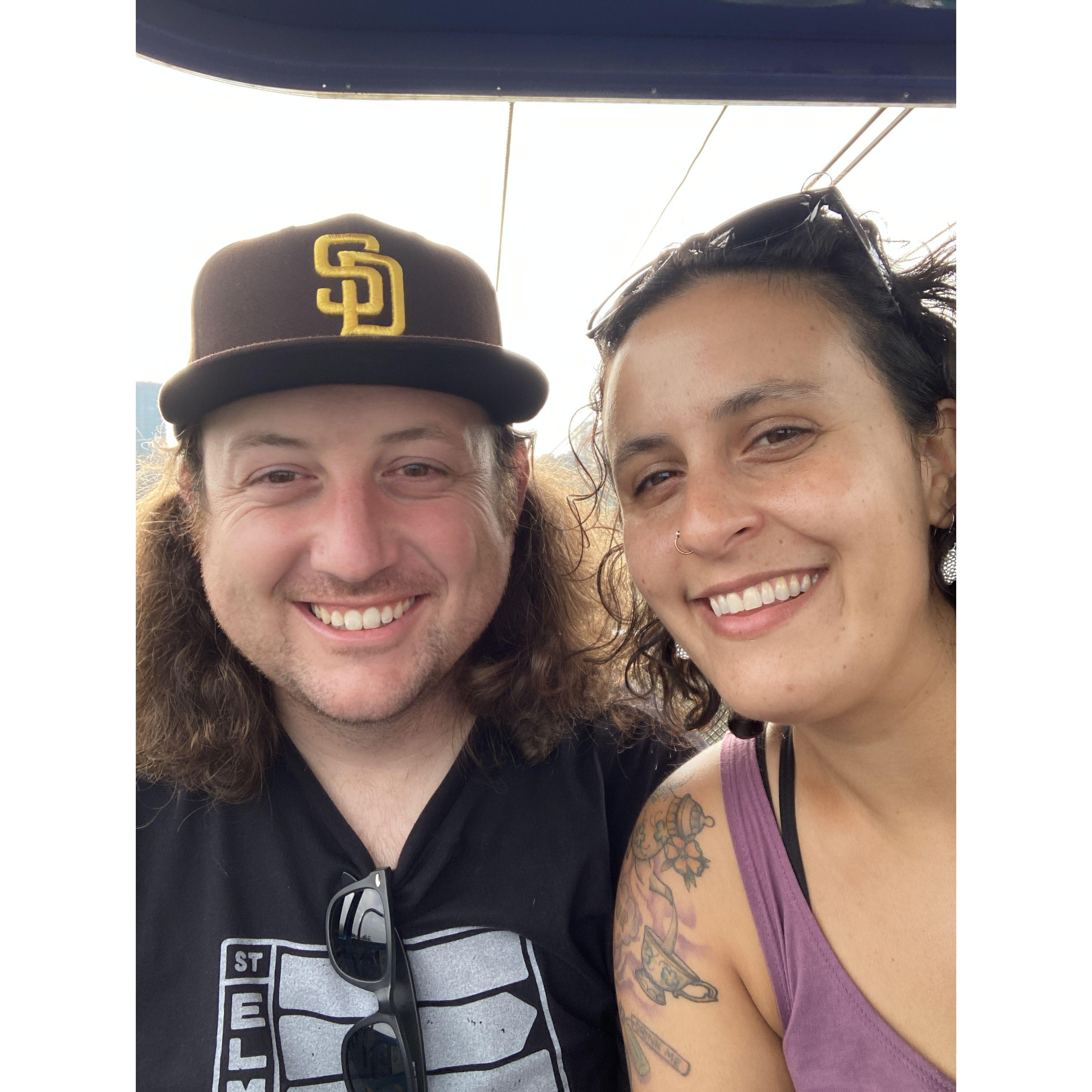 David's "long hair phase"