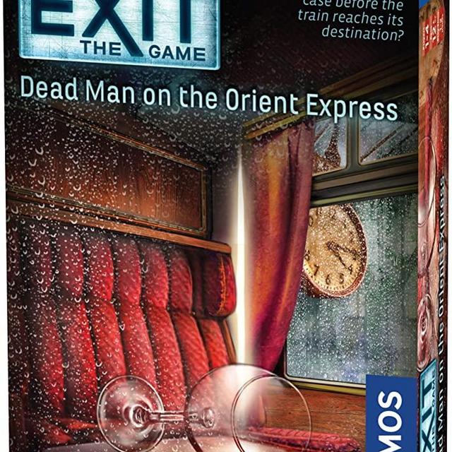 Exit: Dead Man on The Orient Express | Exit: The Game - A Kosmos Game | Family-Friendly, Card-Based at-Home Escape Room Experience for 1 to 4 Players, Ages 12+