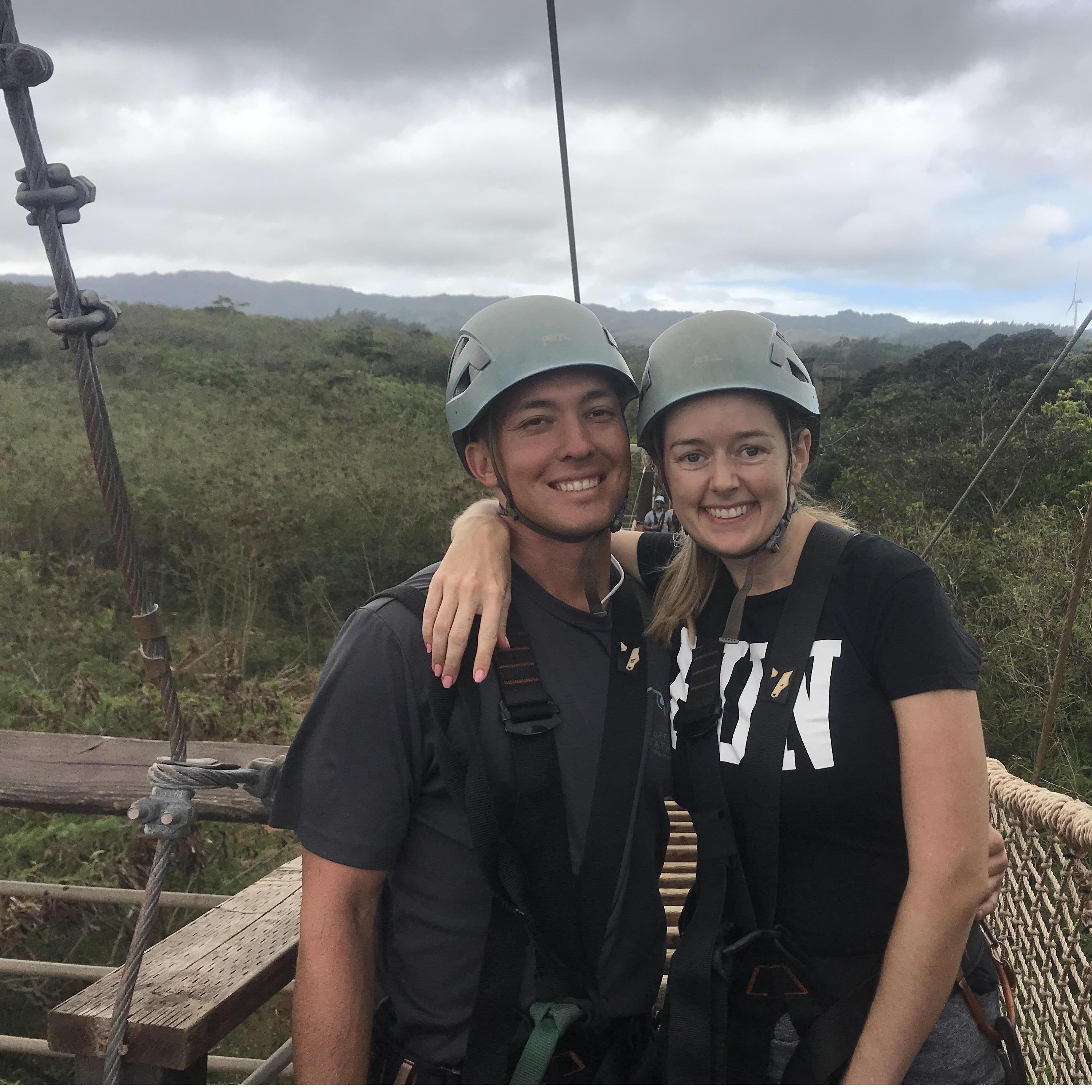 Together we’ve tried zip lining & swimming with sharks! Stephen has such a sweet way of encouraging me to try things that scare me 🦈
North Shore, 2021