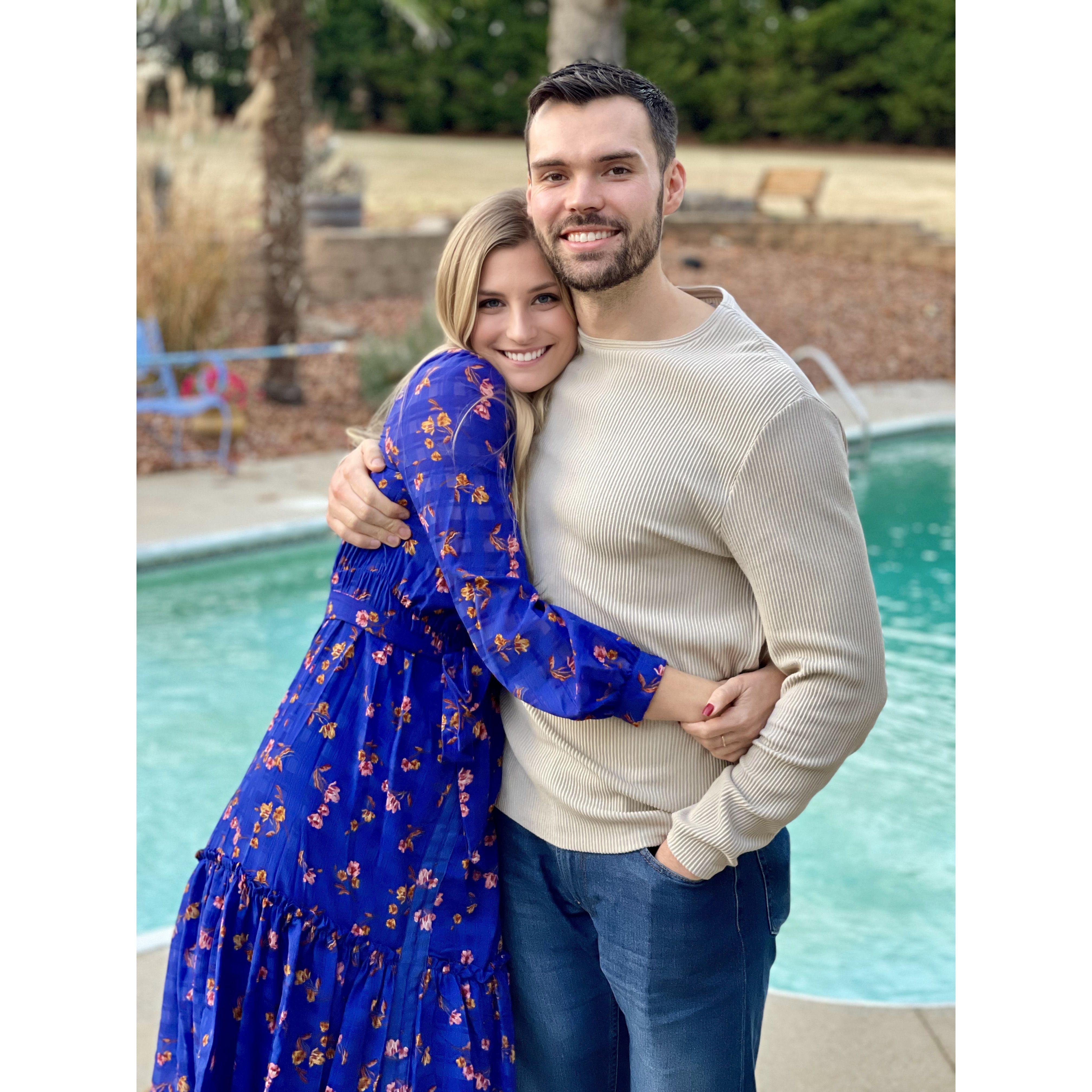 First Thanksgiving together, hosted by the Rileys!