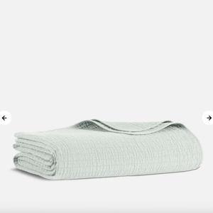 Lightweight Grid Cotton Bed Blanket