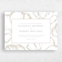 White Wedding Invitation - Esme Landscape