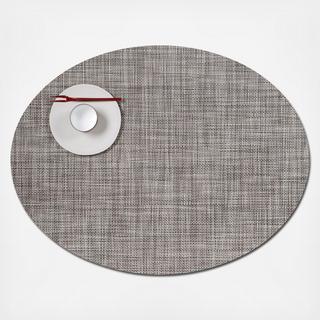 Mini Basketweave Oval Placemat, Set of 4