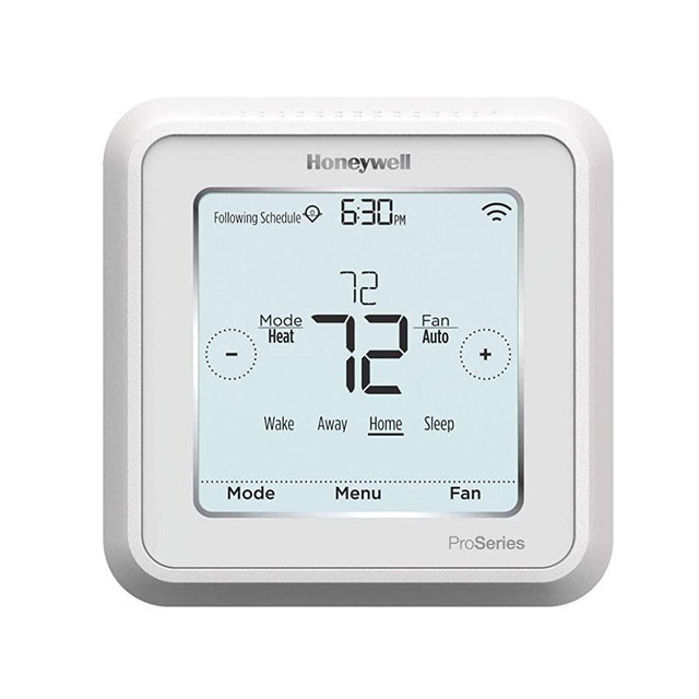 Honeywell TH6220WF2006/U Lyric T6 Pro Wi-Fi Programmable Thermostat with Stages Up to 2 Heat/1 Cool Heat Pump or 2 Heat/2 Cool Conventional