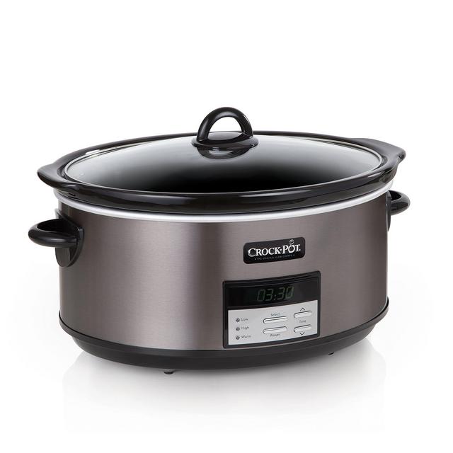 Crockpot 8 Quart Slow Cooker, Stainless Steel