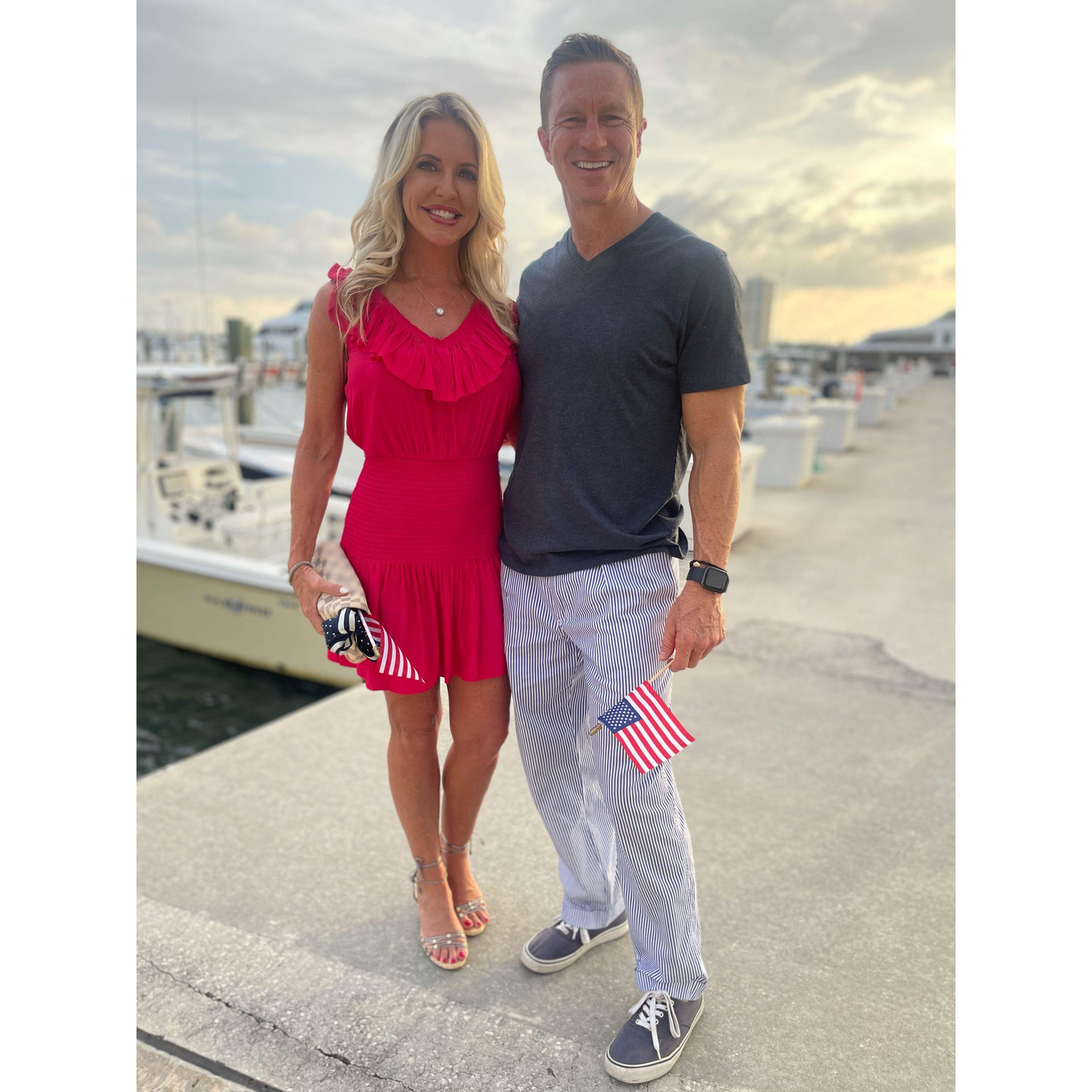 Greg & Melissa's first date at the Sailfish Club of Florida. Ask Greg who drove! LOL!! π