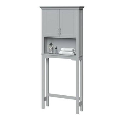 Over The Toilet Etagere Gray
