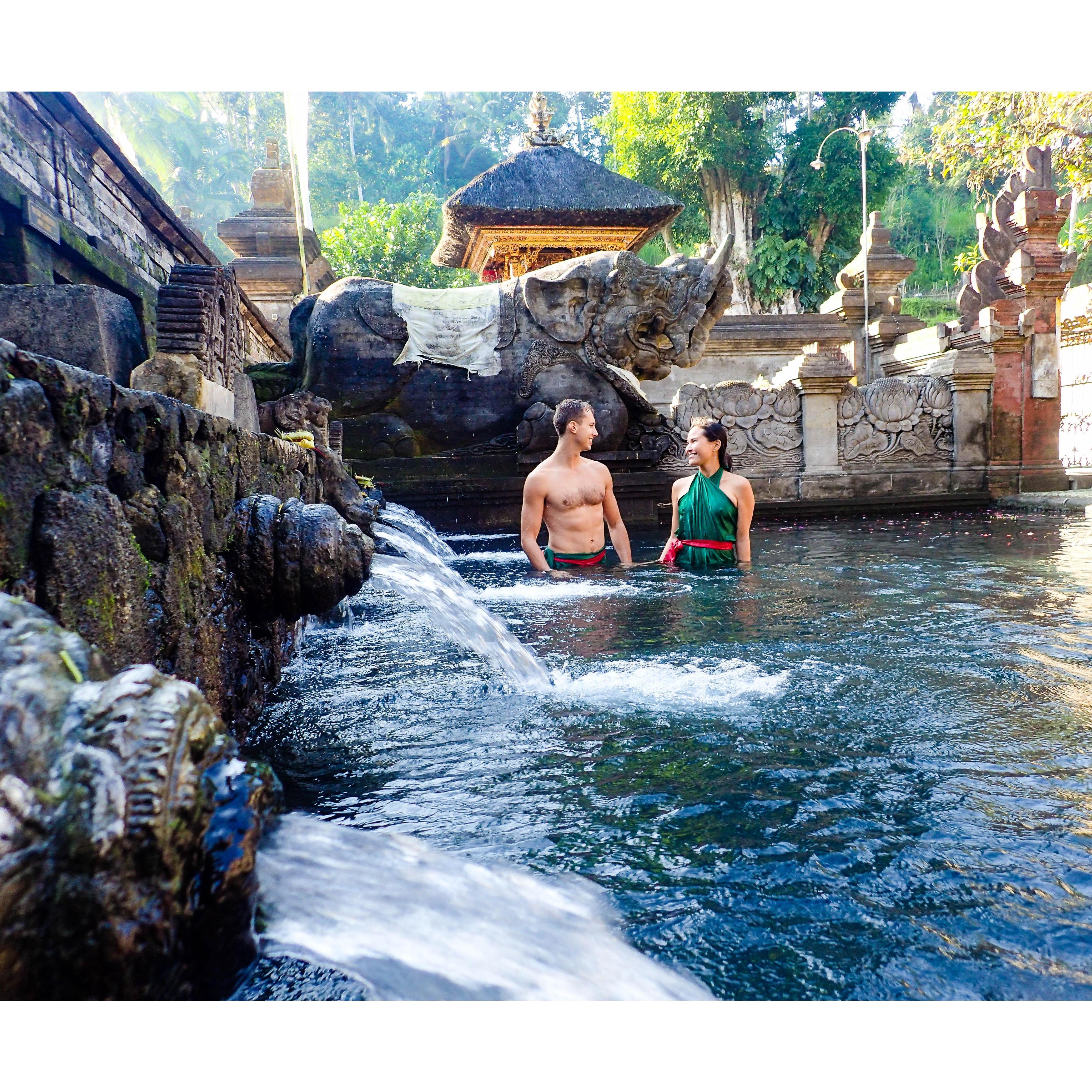 Tirta Empul Water Palace in Ubud, Bali.
