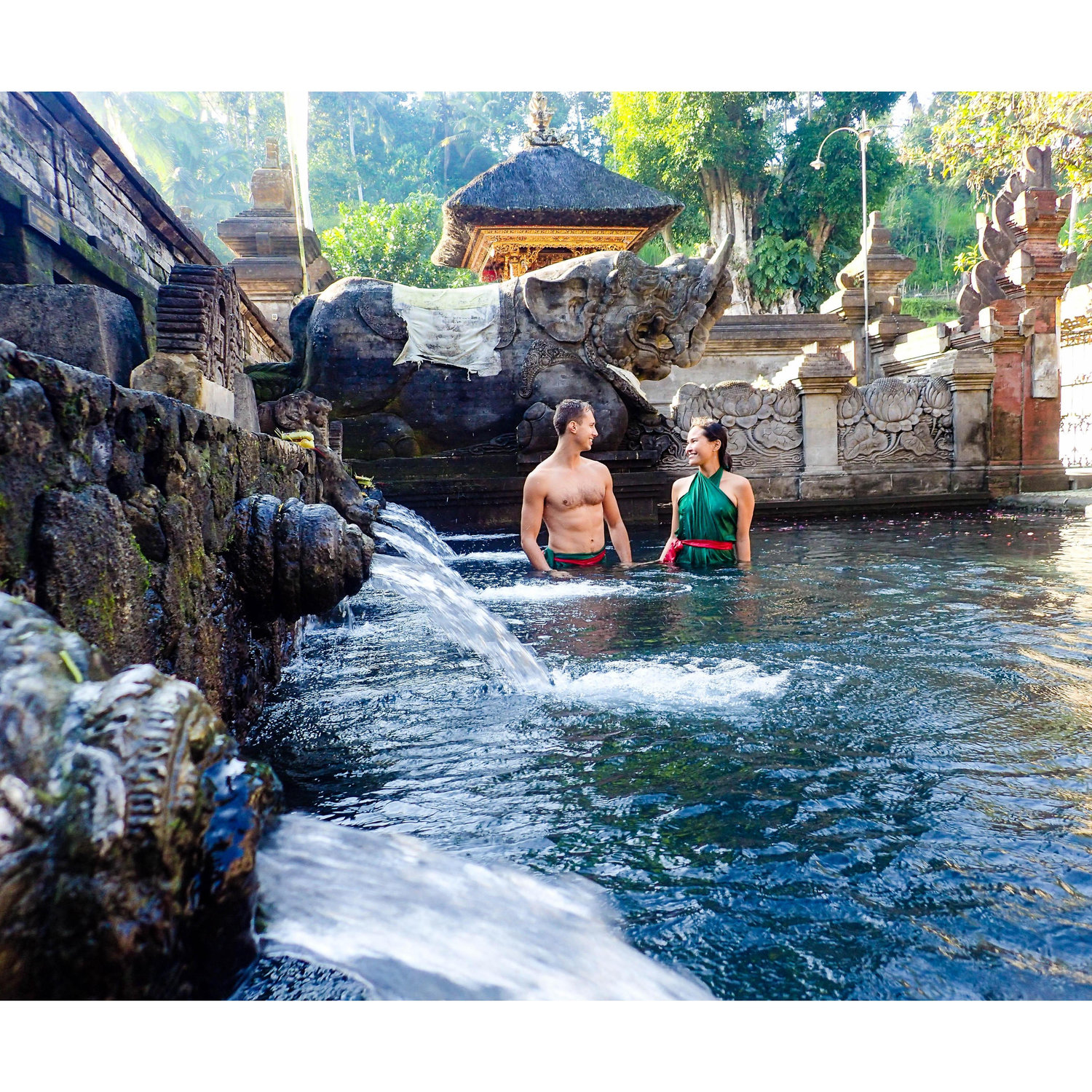 Tirta Empul Water Palace in Ubud, Bali.