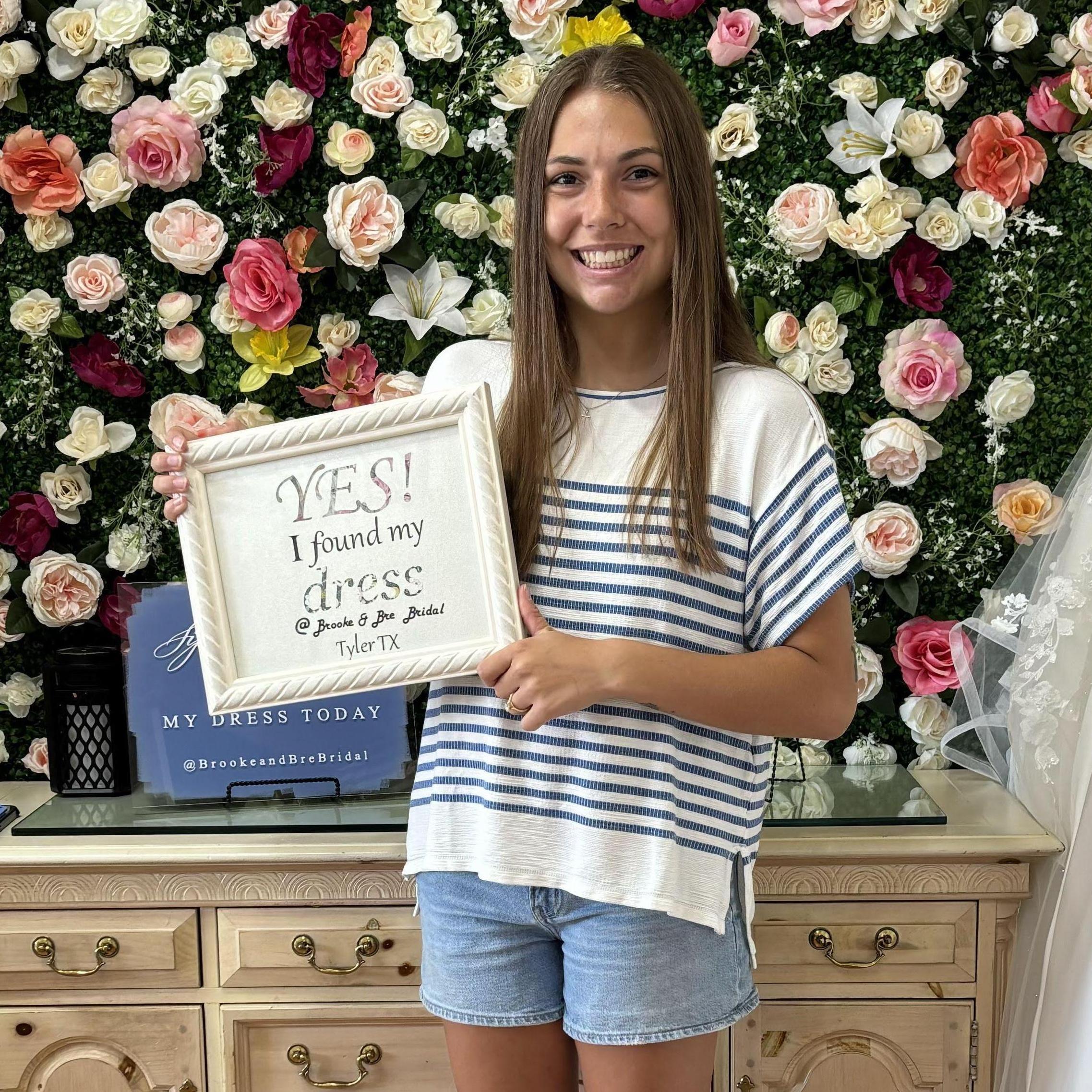 I said "yes" to the dress!