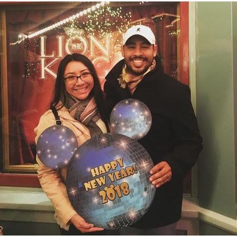 New Years and our first time at Disneyland together