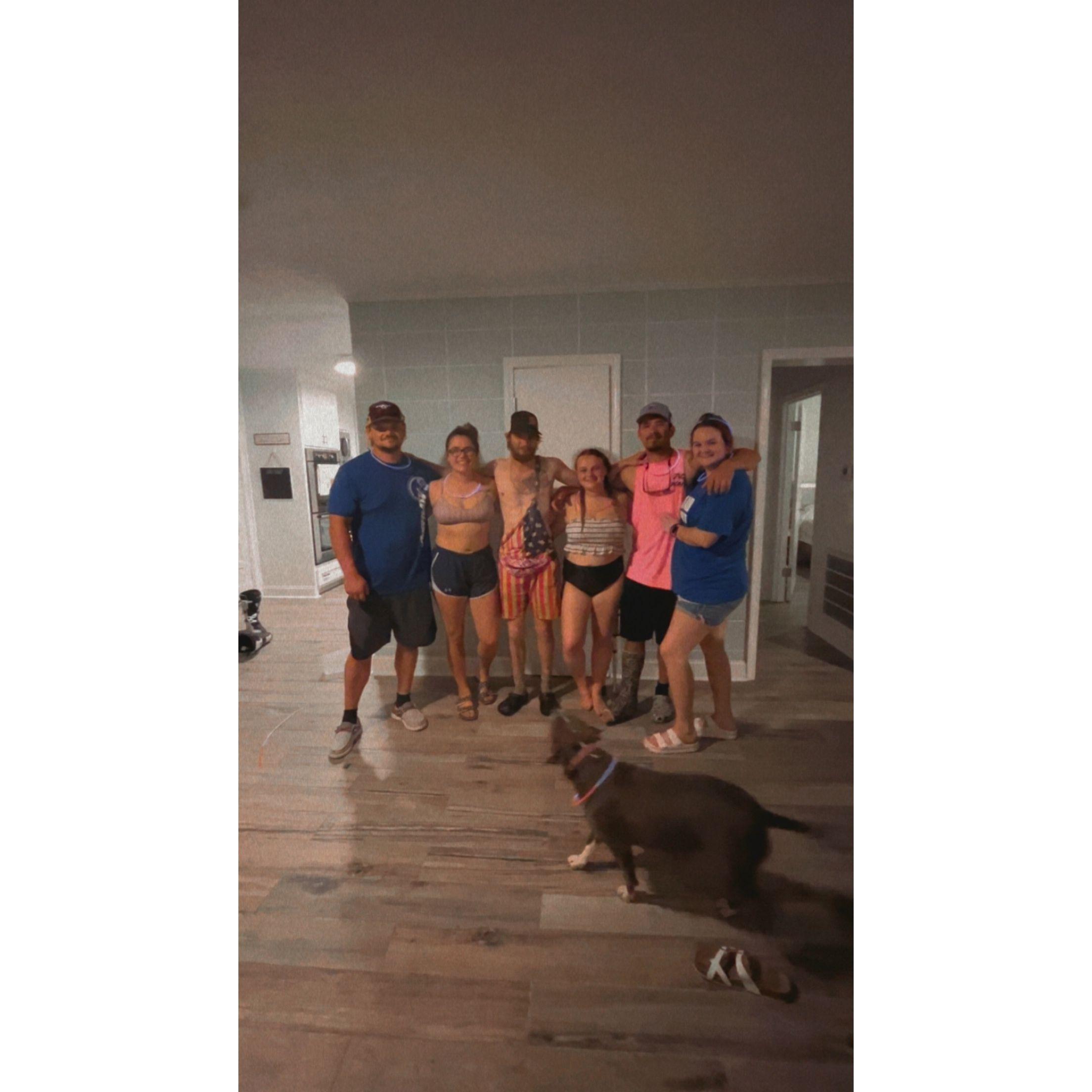 Our first 4th of July together as friends.