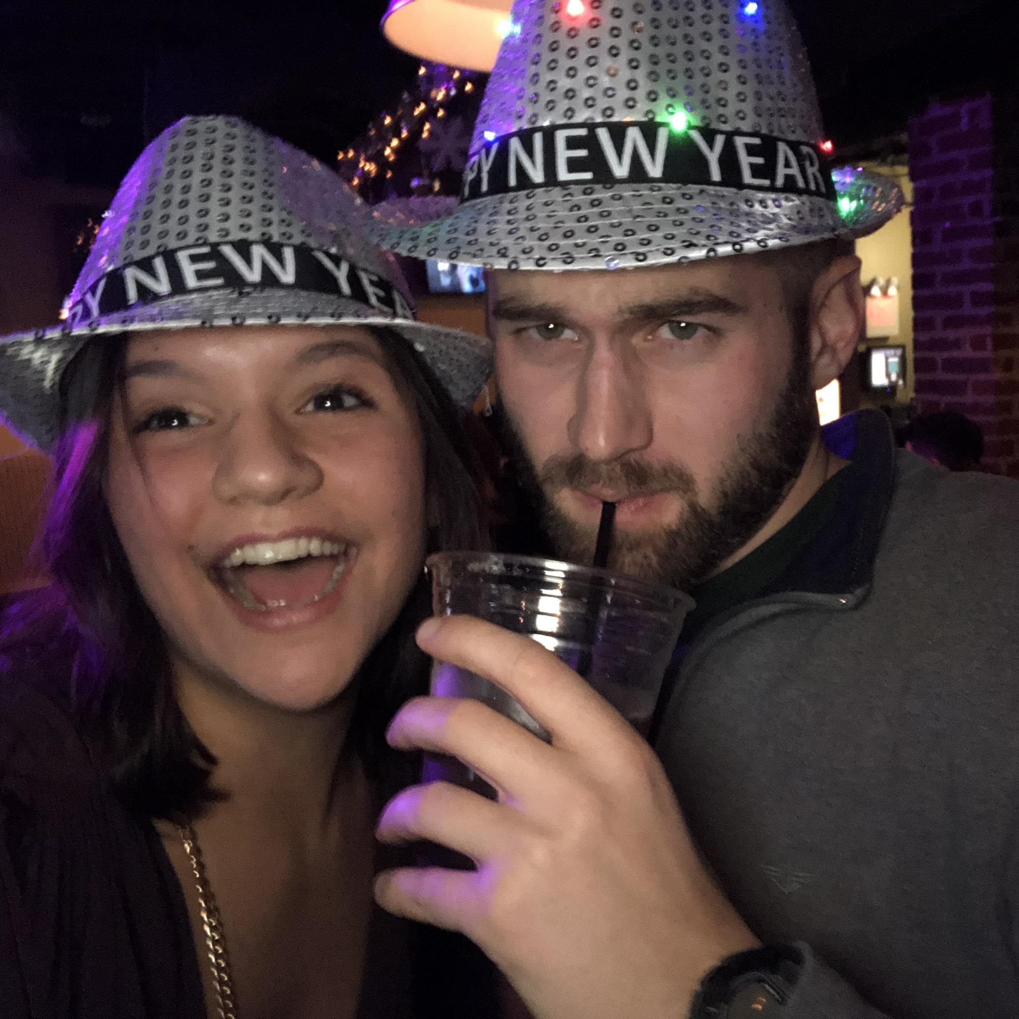Celebrating on New Years Eve in 2019
