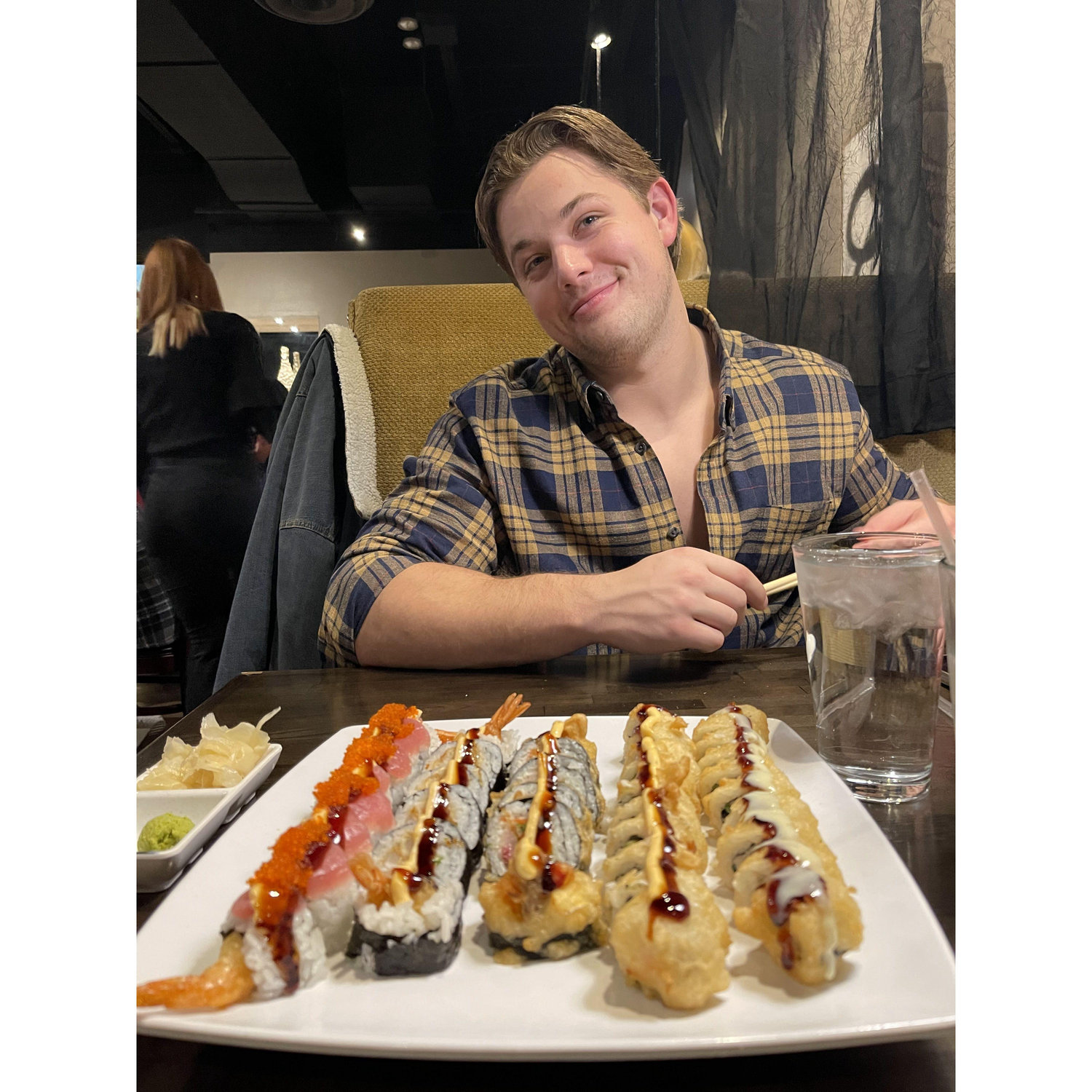 You can always find us enjoying sushi