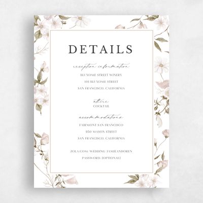 White Wedding Enclosure - Foxglove