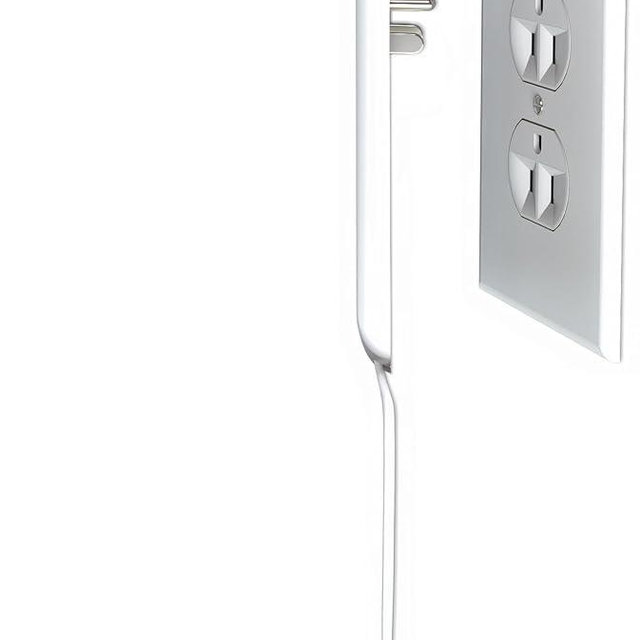 Smart Sleek Socket: Universal Outlet Concealer with Wi-Fi Smart Power Strip