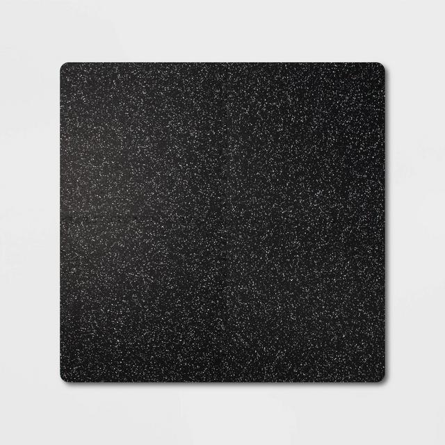 Interlocking Floor Tiles - Premium EVA & Rubber Black 24" x 24" All in Motion™