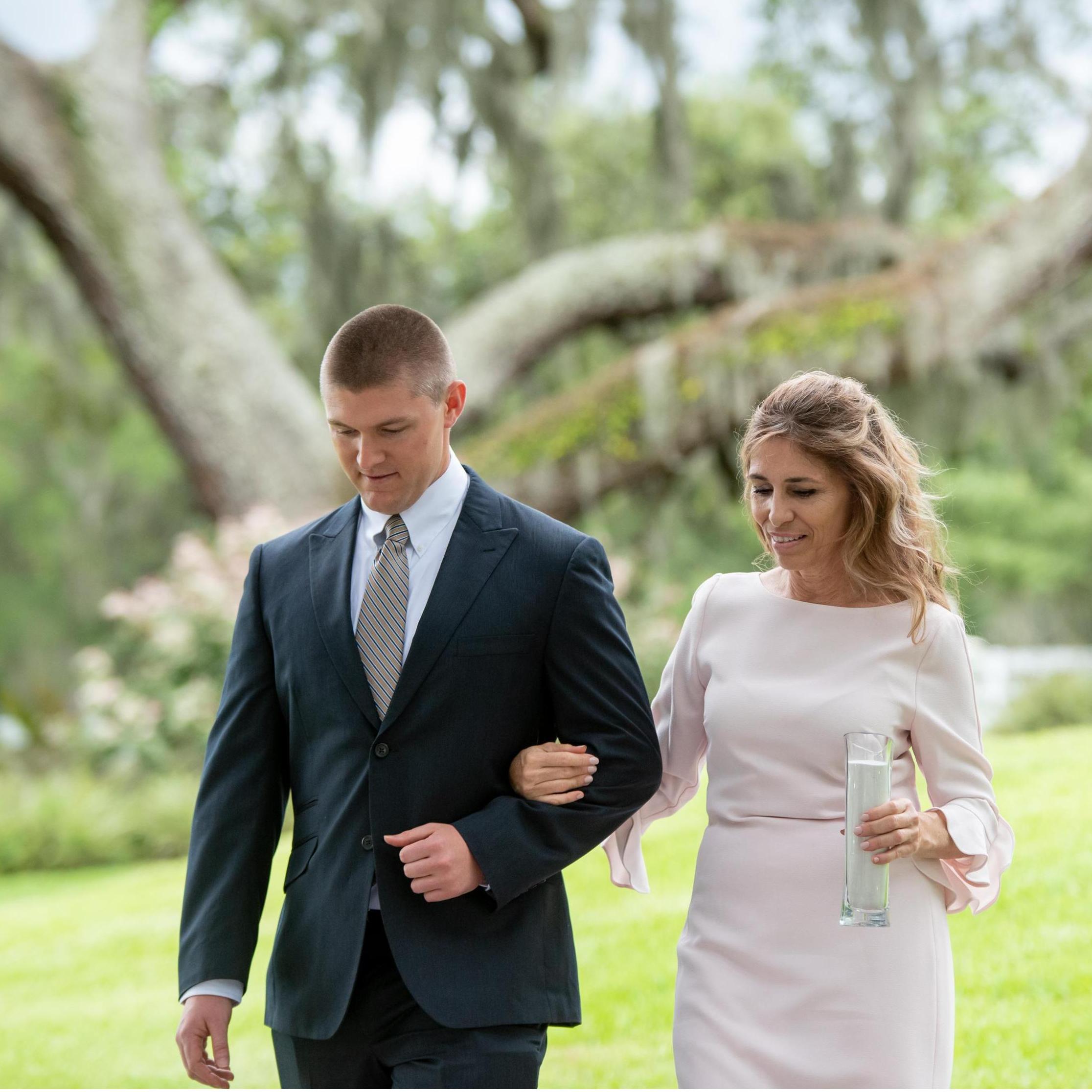 Ryan Sheedy (Groomsman) and Linda Sheedy (Mother of the Bride)