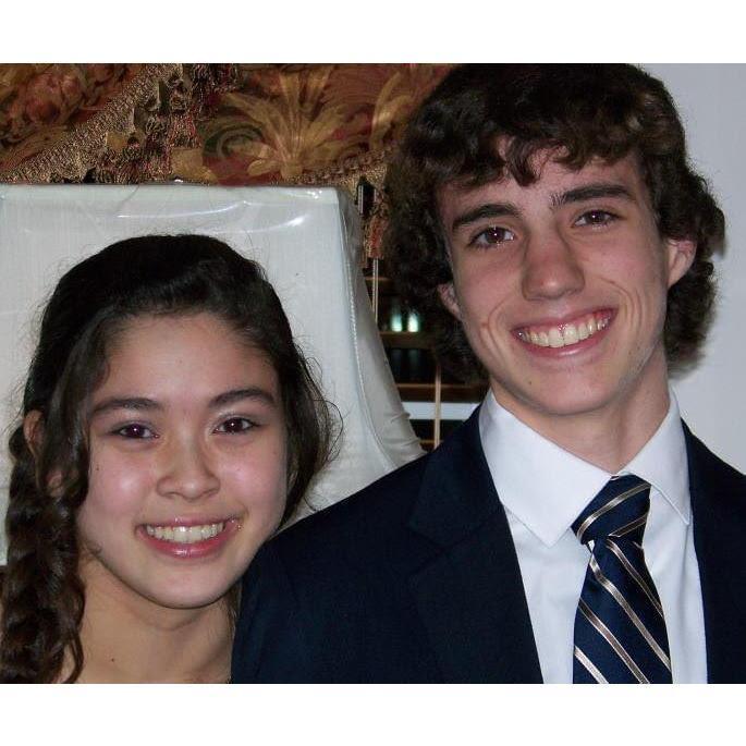 Our first dance in Freshman year of high school.