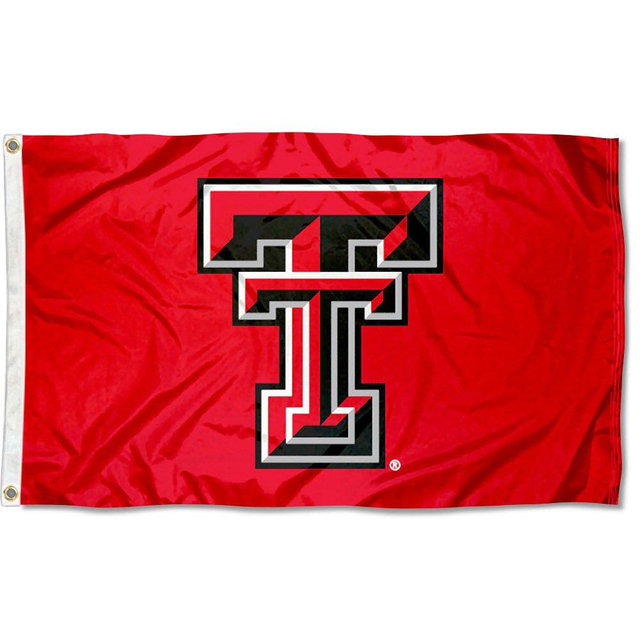 TTU Texas Tech Red Raiders University Large College Flag