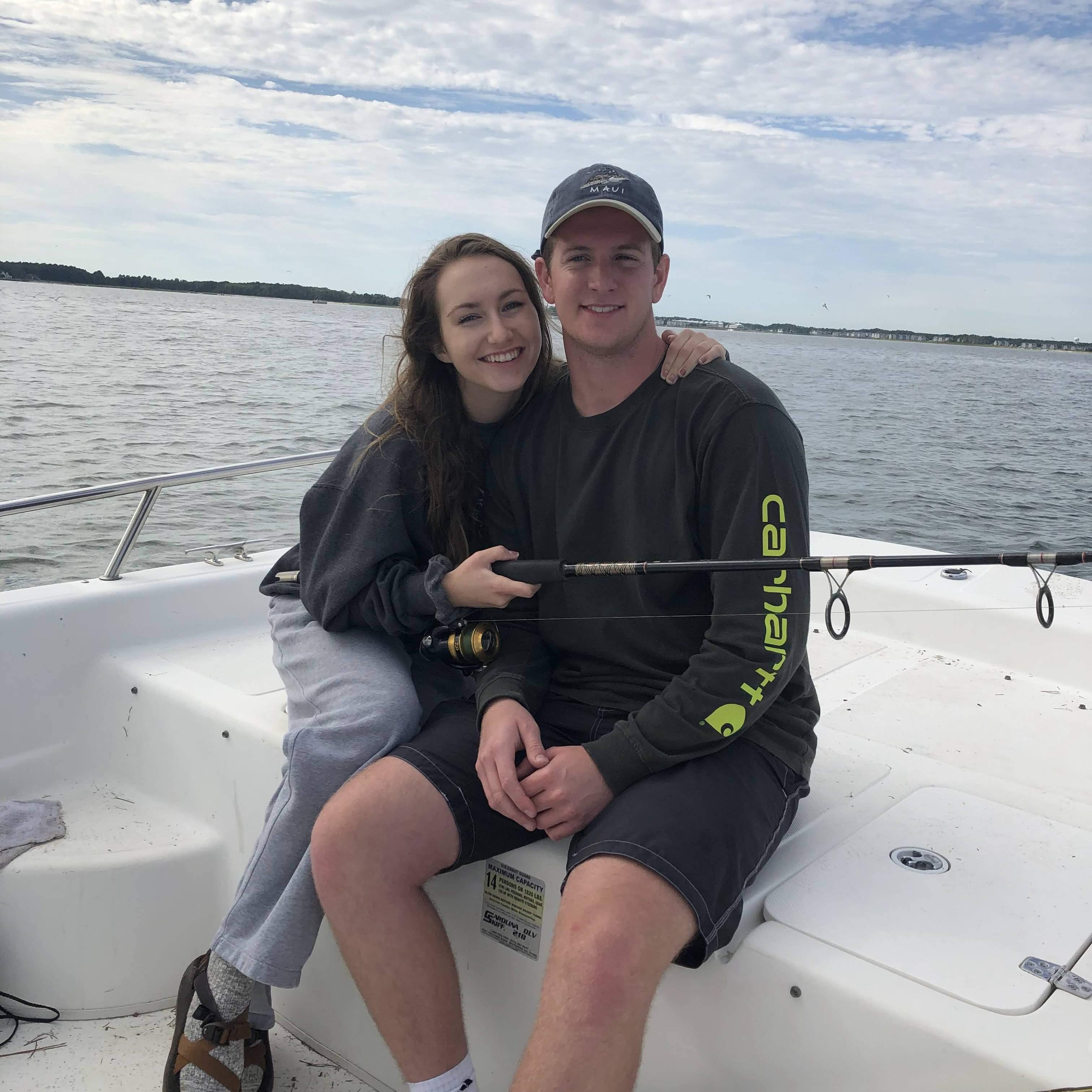 One of our favorite things to do together is enjoy some time on the river or the bay