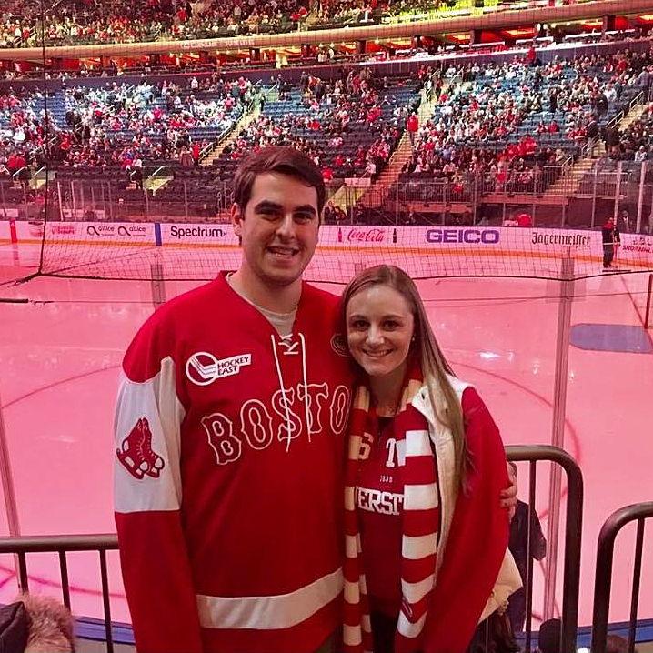 11.2017 - Our first of many Boston University hockey games