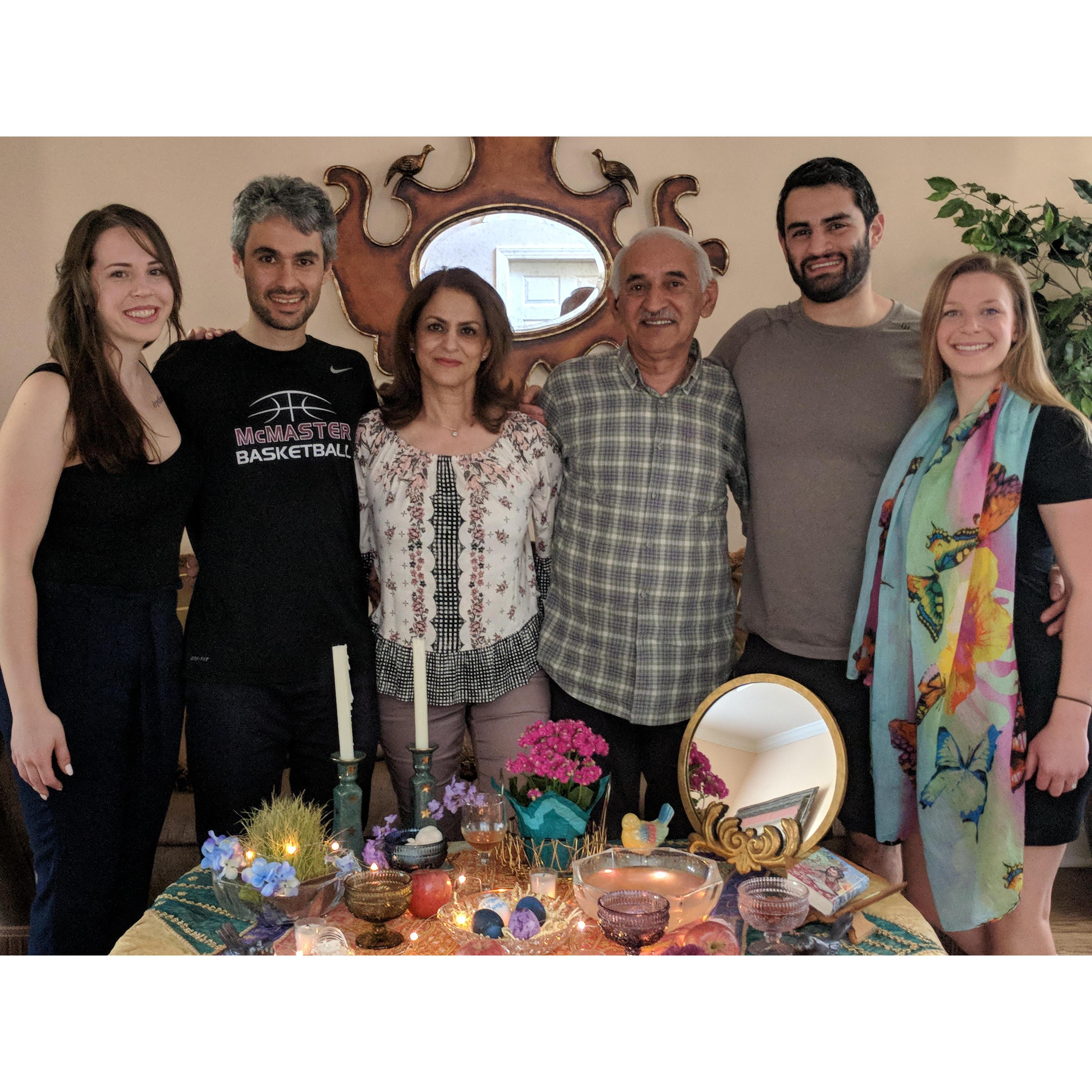 Bahramis around Nowruz Haft-sin in Atlanta!