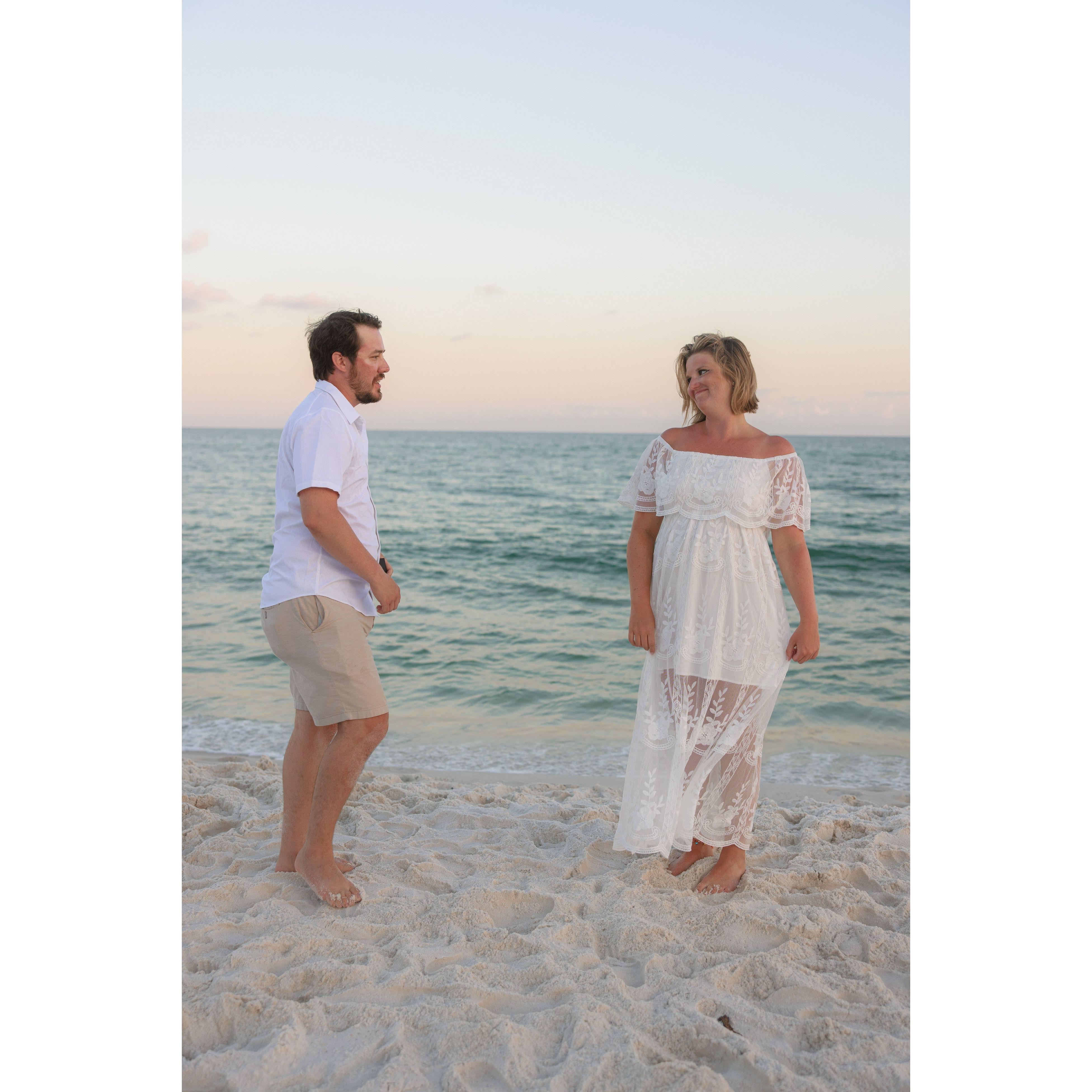 He had been messing with me for DAYS pretending like he was going to propose...I was suspicious if he was actually going to do it now