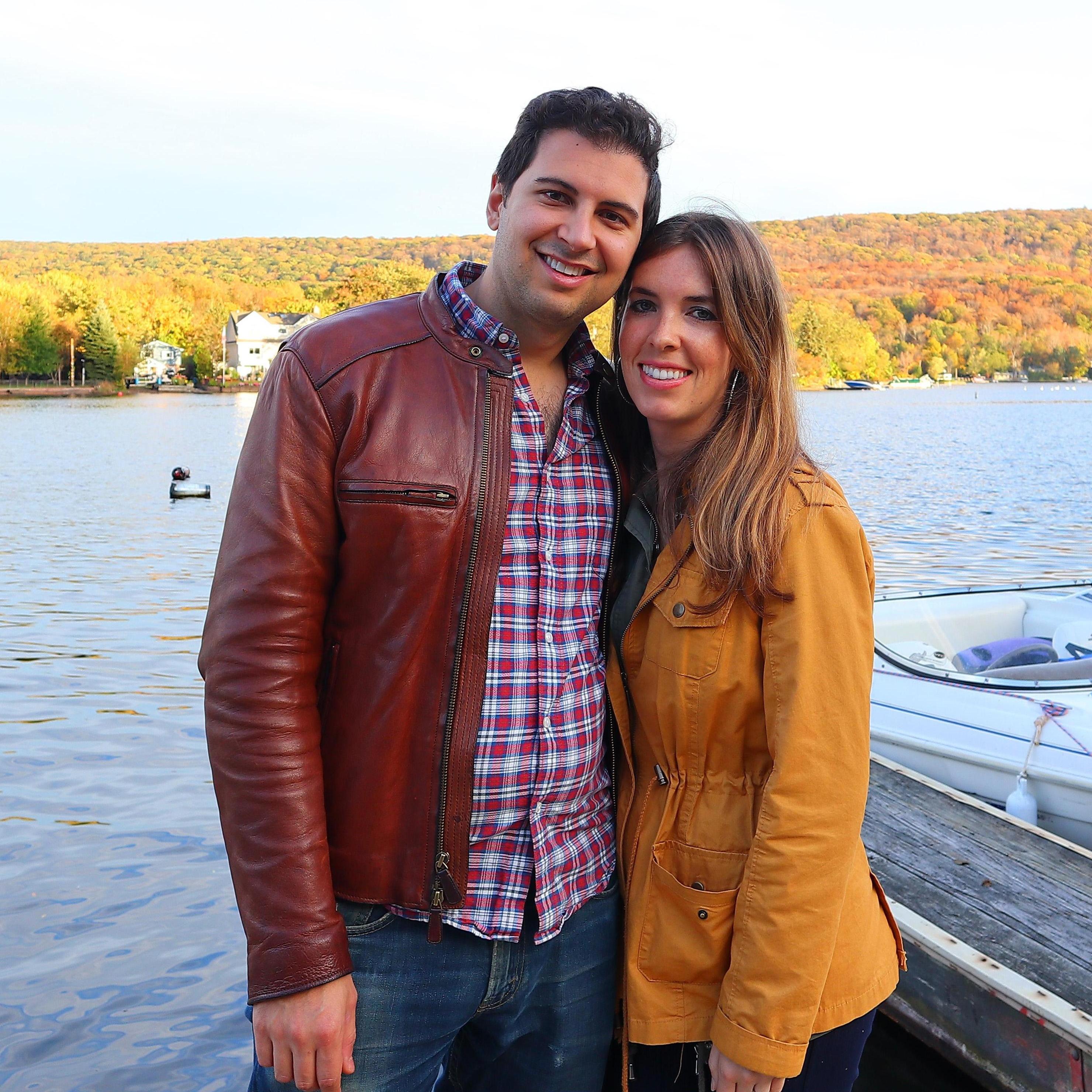 In Warwick, NY, a week after getting engaged! (October 12, 2019)