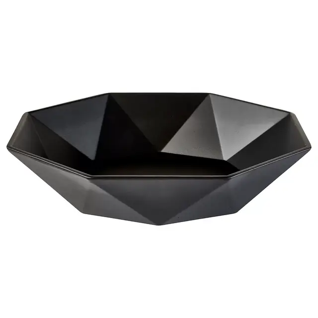 ARBETE Decorative bowl, black, 13 ¾ "