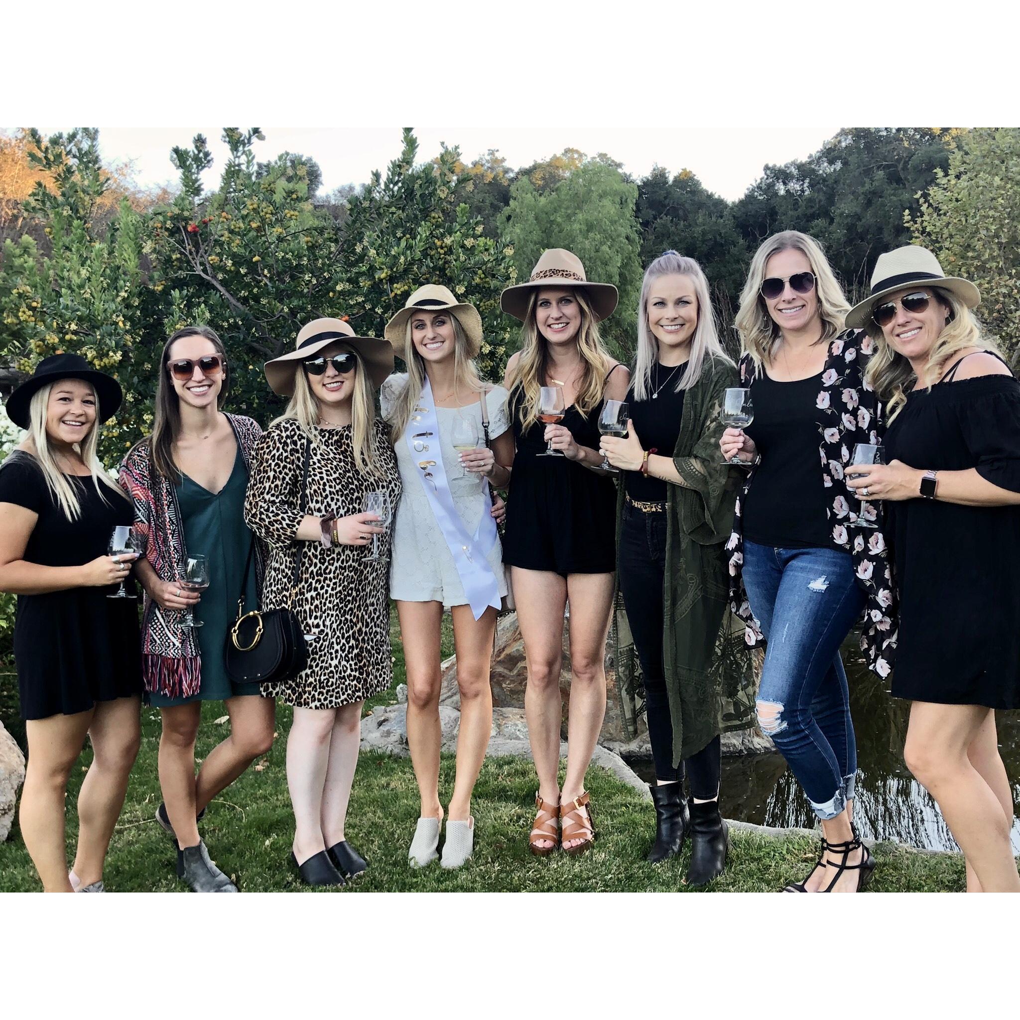 Malibu Wine Tasting - Bachelorette Weekend!
